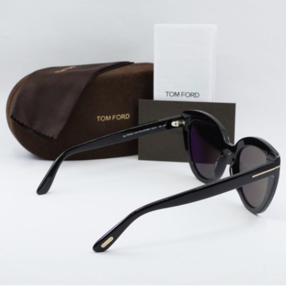 Tom Ford Izzi Acetate Cat-Eye Polarized Sunglasses